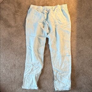 Women’s Lilly Pulitzer Linen Light Blue Pants